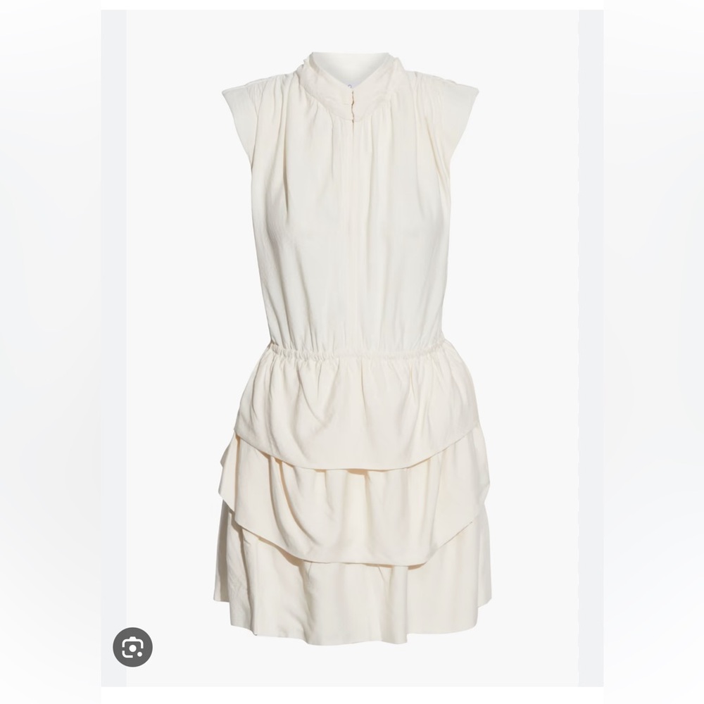 IRO Calcie layered jacquard mini dress